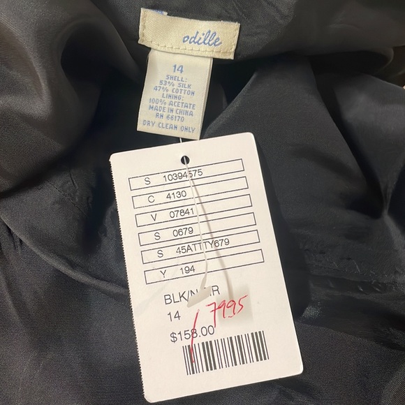 Anthropologie Black Sleeveless Dress Size 14 - Picture 6 of 6